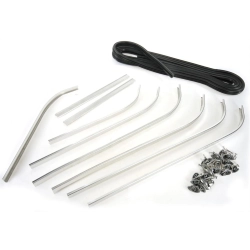 Complete footboard strips for Vespa 150 VL1-2