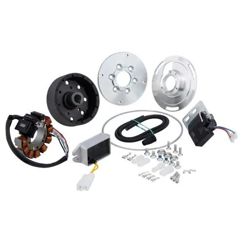 Accensione SIP PERFORMANCE by VAPE Road 510026RA 12 V AC da 110 W, con volano in acciaio da circa 1250 g e anticipo statico, per Vespa 125 V15-33, VM e VN1; ventola non inclusa.
