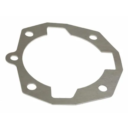 Basetta DRT 19169600 in alluminio, spessore 1,0 mm e tre travasi, per Vespa PX 80-150, GTR, TS e Sprint Veloce compatibili.