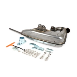 Marmitta -BGM PRO Clubman V4.0- Lambretta (1a serie, 2a serie, 3a serie) - non verniciato