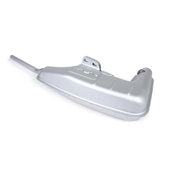 Corpo marmitta -BGM PRO Clubman V4.0- Lambretta (serie 1-3) - argento