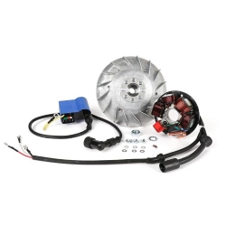 Accensione BGM PRO Touring BGM666PK 12 V con volano 1.600 g per Vespa PK XL, PK XL2, HP3 e HP4. Verificare cono, cablaggio e impianto.