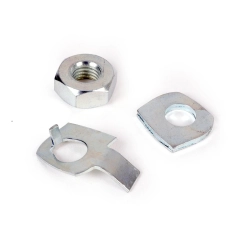 Set BGM ORIGINAL BGM6503NKT con dado per fissaggio asse albero ausiliario di Vespa PX 125-200, T5 e Cosa. Controllare filetto e asse installato.