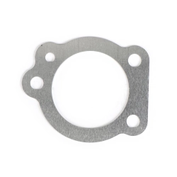 Distanziale testata SIP 90755010 in alluminio, spessore 0,8 mm e diametro 43 mm, per cilindri 63 cc Piaggio Ciao, Si, Bravo e derivati.