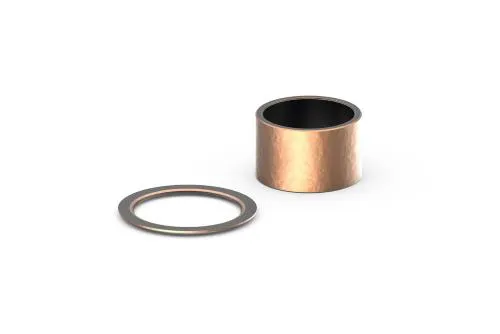Complesso Malossi 2018478 con boccola B50, rondella in bronzo e disco spingimolla, misura 28x24x17 mm, per Vespa PX e T5.