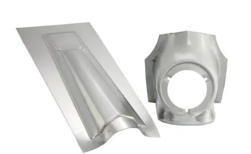 Copristerzo completo in metallo da saldare con stemma rettangolare Vespa 125 GTR/TS/150/Sprint/180SS