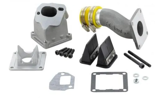 Collettore aspirazione lamellare al carter ITALKAST 30mm 2 fori per Vespa 50 SPECIAL ET3