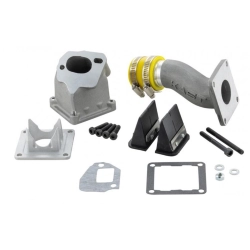 Collettore aspirazione lamellare al carter ITALKAST 30mm 2 fori per Vespa 50 SPECIAL ET3