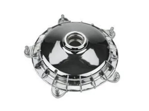 Chrome front brake drum without bearing Vespa PX 125/150/200 - PE - Arcobaleno