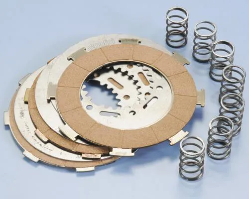 Quattro dischi frizione Polini in sughero da 108 mm per Vespa PX e PE 200, T5 e Cosa con frizione a sette molle.