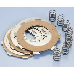 Quattro dischi frizione Polini in sughero da 108 mm per Vespa PX e PE 200, T5 e Cosa con frizione a sette molle.