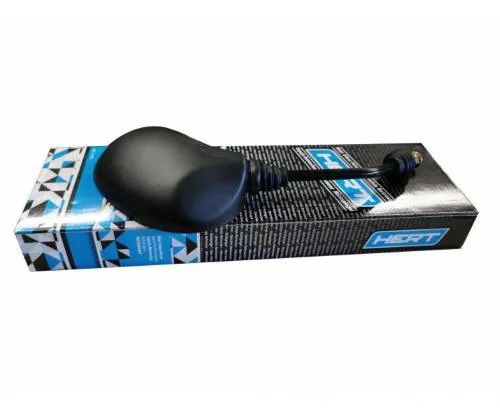 Specchietto retrovisore sinistro nero per Vespa PK 50/125 FL, FL2, HP e XL2. Confrontare attacco, sagoma e lato prima del montaggio.