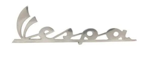"Vespa" front shield plate for Vespa 50 SS, 90 SS 98x31 mm