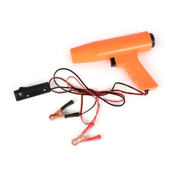 Pistola stroboscopica WilTec 12 V allo xeno, con pickup induttivo e morsetti batteria, per leggere la fasatura sui motori a benzina.