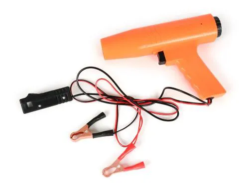 Pistola stroboscopica WilTec 12 V allo xeno, con pickup induttivo e morsetti batteria, per leggere la fasatura sui motori a benzina.