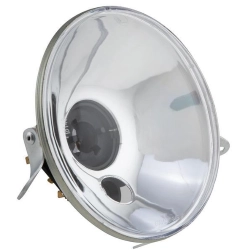 Halogen headlight in plastic for Vespa PX