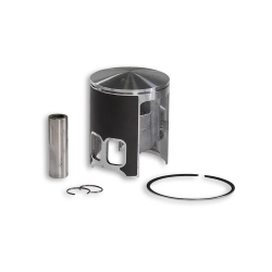 Pistone Malossi 3416293.00 diametro 68,5 mm, selezione 00, spinotto 16 mm e un segmento semitrapezoidale cromato per cilindri compatibili.