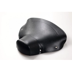 Dark green rider seat cover for Vespa VNB1, VBA, VBB, hole spacing 24cm