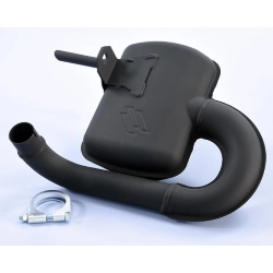 Marmitta Polini Original per Vespa 125 GT, GTR, TS e Super e 150 Sprint o Sprint Veloce, con collettore e paratie interne riprogettati.