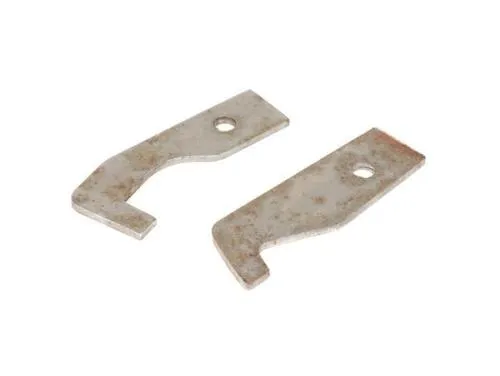 Coppia staffe supporto sportello motore per Vespa 50, ET3, Primavera