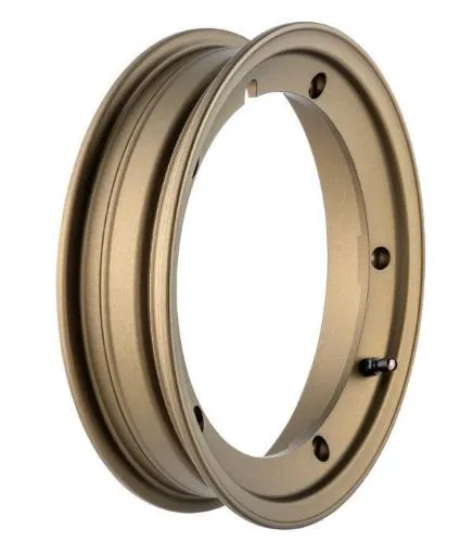 Cerchio SIP 81067300 tubeless 2.10x10 bronzo opaco per Vespa: alluminio, offset 5,5 mm, PCD 5/220 mm e valvola premontata.