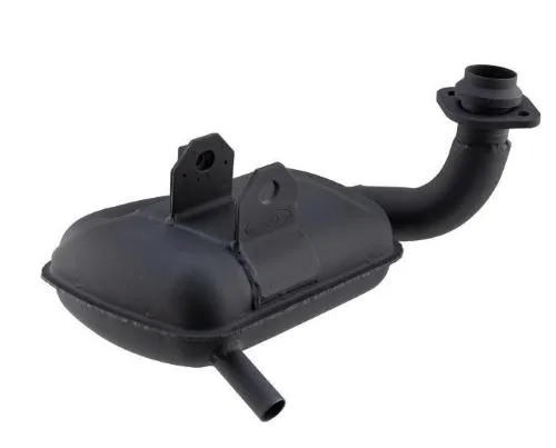 Marmitta SIP Road 3.0 24167300 in acciaio nero per Vespa T5 125: corpo tipo originale, peso indicativo 3,85 kg e impiego racing.
