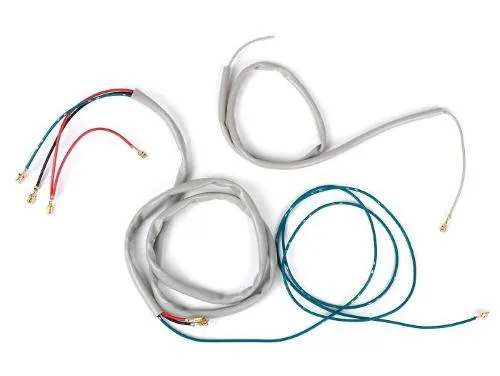 Cablaggio BGM ORIGINAL BGM6620G con guaina grigia per Piaggio Ciao, Bravo e Boxer. Verificare schema, connettori e variante del ciclomotore.