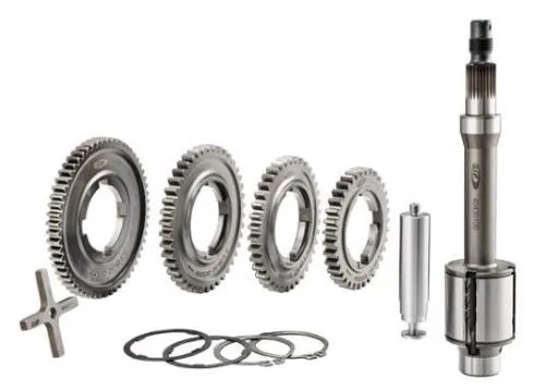 Albero cambio SIP 40435110 tipo PX Lusso completo di quattro ruote 57-42-38-35 denti, crociera, stelo selettore, rasamenti e seeger.
