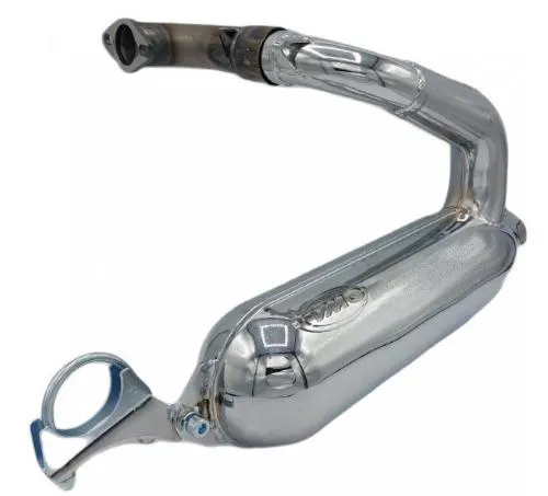VMC SPORT chrome torpedo exhaust for Vespa ET3, Primavera