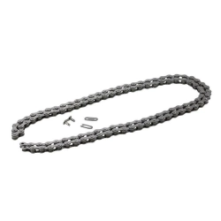 Catena ESJOT 10298910 tipo 410, passo 1/2 x 1/8 pollice e 112 maglie, per Piaggio Ciao, Si e Bravo. Aperta con maglia di chiusura.