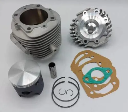 Cilindro VMC CP58 in alluminio 135cc Ø 58mm, candela laterale, corsa 51 per Vespa 50