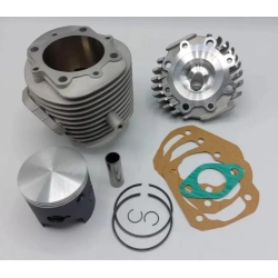 Cilindro VMC CP58 in alluminio 135cc Ø 58mm, candela laterale, corsa 51 per Vespa 50