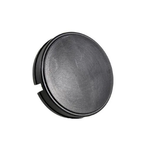Tappo foro contachilometri RMS 142680411 nero, Ø70 mm in plastica, per Vespa PK e PK S 50-125; equivalente aftermarket Piaggio 178863.