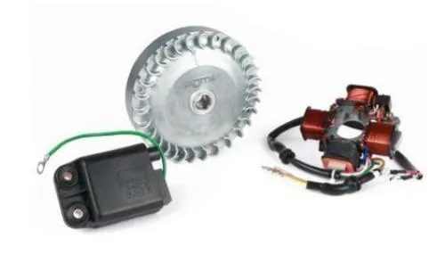 Accensione BGM PRO Touring V2 BGM666CI2T con volano 1.315 g e CDI per Piaggio Ciao, Si, Bravo e Boxer con carter elettronico compatibile.