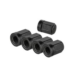 Kit dadi ruota nero M8 - chiave 12 per fissaggio cerchio tubeless SIP (Pz 1)