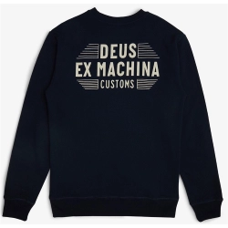 Sudadera DEUS azul. Hombre. Talla XL. 100 % algodón orgánico