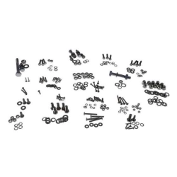 Kit bulloneria telaio UNI AUTO 4089294 in acciaio inox per Vespa P e PX 80-200. Viti, dadi e rondelle per i principali gruppi esterni.