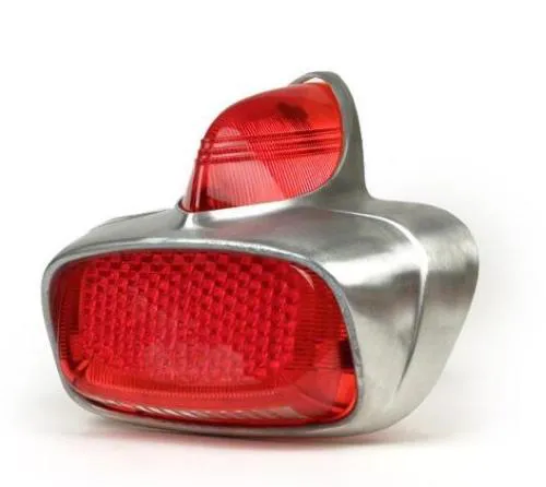 Fanale SIEM FP105 in alluminio per Vespa VNA2T, VBA1T fino a 110485 e GS 150 VS4T-VS5T fino a 0087589, con due camere separate.