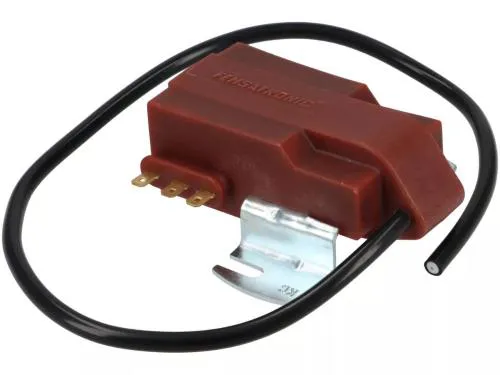 Bobina CDI esterna Scootopia 10000000 per Vespa Rally 200 VSE1T Femsatronic fino al telaio 33996. Collegamenti identificati e riferimento 127254.
