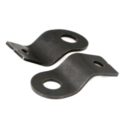 Staffe serbatoio per Vespa 125 V1 71499 -> V15 /V30-33/VM/VU w 20 mm, l 44 mm, h 12 mm, steel, bronzed, black, 2 pcs