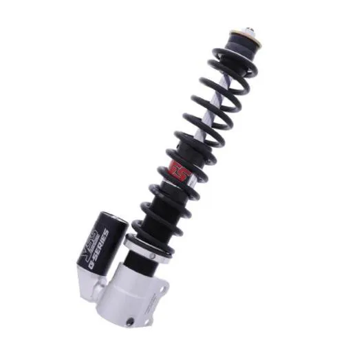 YSS VD222-255T-01-88 anteriore per Vespa PX: 255 mm, molla nera, precarico filettato, pistone 22 mm, stelo 12 mm e omologazione ABE.