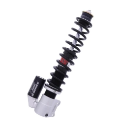 YSS VD222-255T-01-88 anteriore per Vespa PX: 255 mm, molla nera, precarico filettato, pistone 22 mm, stelo 12 mm e omologazione ABE.