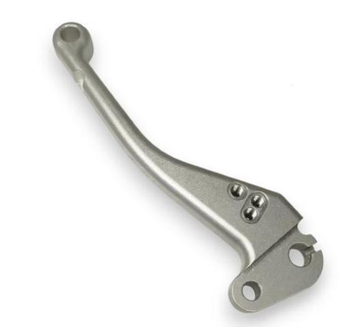 Leva destra silver cnc per manubrio Vespa con filettatura a tre posizioni per montaggio pompa freno