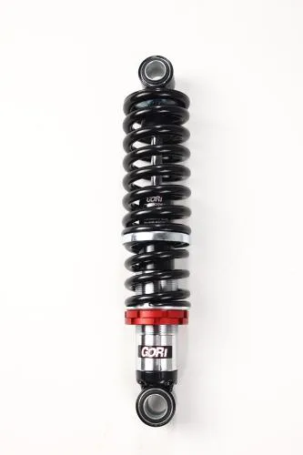 Ammortizzatore posteriore Gori regolabile per Lambretta S1-S2-DL- Special. Colore molla nero.