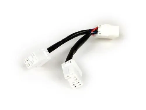 Cavo sdoppiatore a Y BGM PRO per usare insieme allarme originale e kit indicatori LED con luce diurna su Vespa GT, GTL, GTS e GTV 125-300 del 2003-2013.
