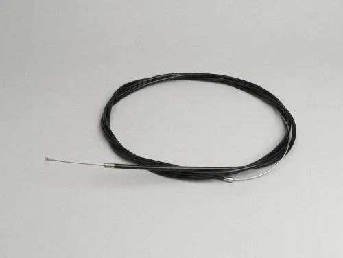 Cavo universale -Ø=1,2mm x 2500mm, guaina = 2200mm, nipplo Ø=3,0mm x 3mm- usato come cavo gas - trecciato PE - nero