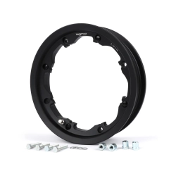 Wheel rim - matt black - BGM PRO, tubeless, 2.10-10 inches, aluminium - Lambretta LI (series 1-3), LI S, SX, TV (series 2-3)