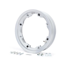 Wheel rim - BGM PRO, tubeless, 2.10-10 inches, aluminium - Lambretta LI (series 1-3), LI S, SX, TV (series 2-3) - silver
