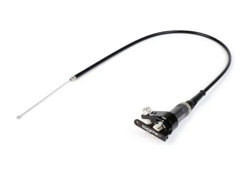 Comando starter BGM PRO 52171 con cavo da 50 cm, corpo metallico anodizzato e morsetto. Per conversioni compatibili con starter a cavo.