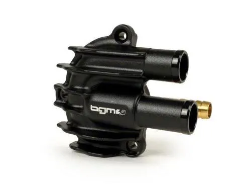 Coperchio pompa acqua -BGM PRO Faster Flow- Vespa GT, GTS, GTL, GTV 125-300, GTS300 HPE - nero anodizzato
